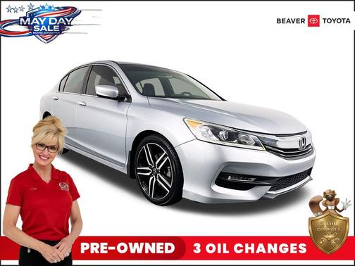 Lunar Silver Metallic 2016 Honda Accord Sport