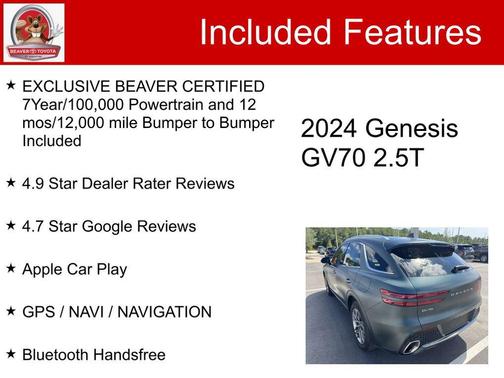 2024 Genesis GV70 2.5T AWD