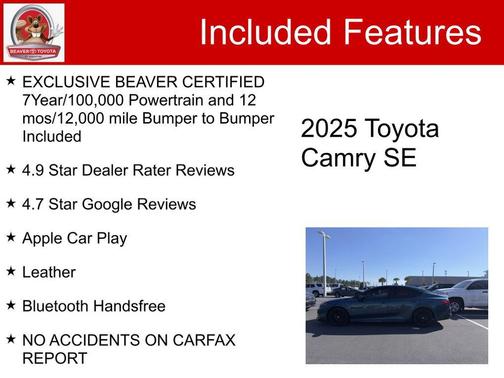 2025 Toyota Camry SE