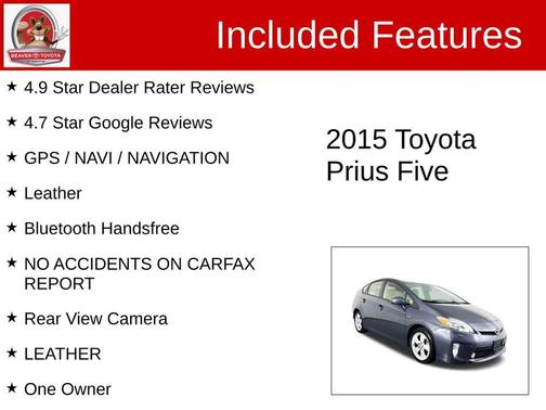 2015 Toyota Prius Five