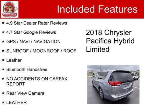 2018 Chrysler Pacifica Hybrid Limited