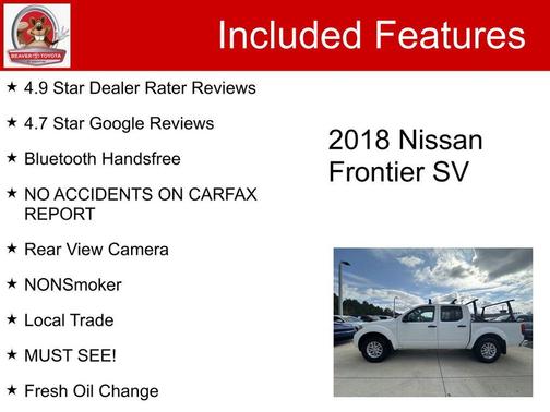 2018 Nissan Frontier SV