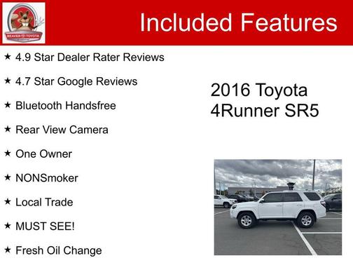 2016 Toyota 4Runner SR5