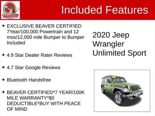 2020 Jeep Wrangler Unlimited Sport