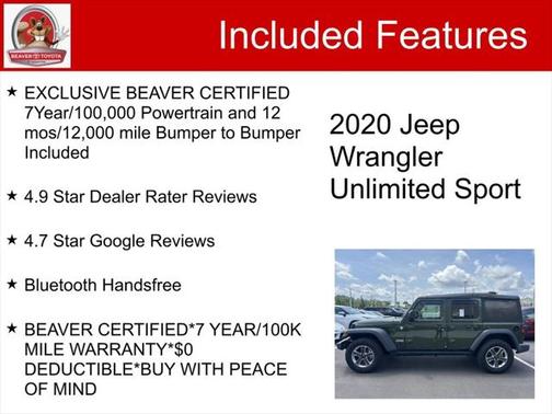 2020 Jeep Wrangler Unlimited Sport