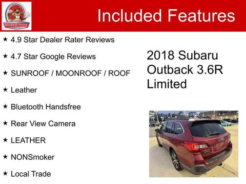 2018 Subaru Outback 3.6R Limited