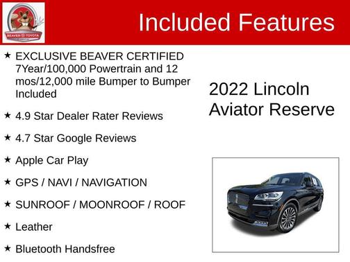 2022 Lincoln Aviator Reserve