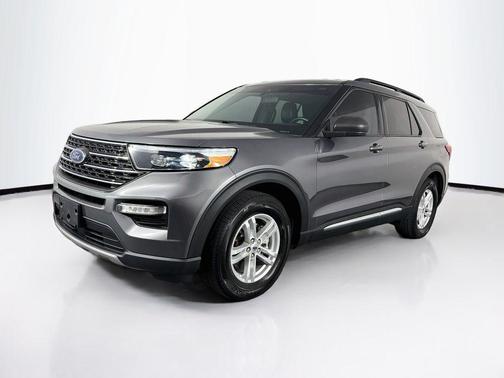 Gray Metallic 2023 Ford Explorer XLT