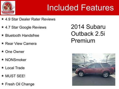 2014 Subaru Outback 2.5i Premium