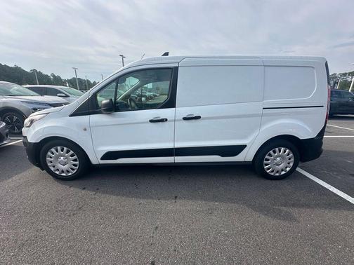 Frozen White 2020 Ford Transit Connect XL Cargo Van
