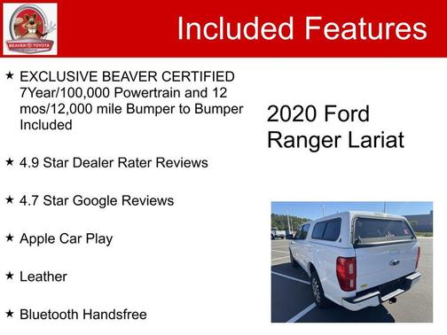 2020 Ford Ranger LARIAT
