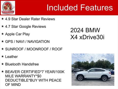 2024 BMW X4 xDrive30i