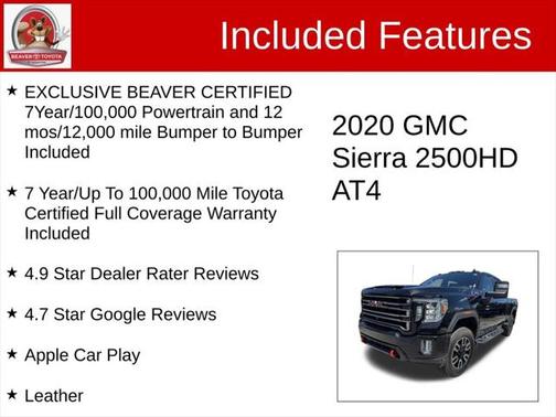 2020 GMC Sierra 2500 AT4