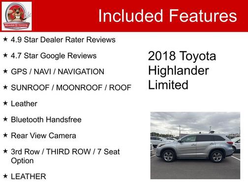 2018 Toyota Highlander Limited