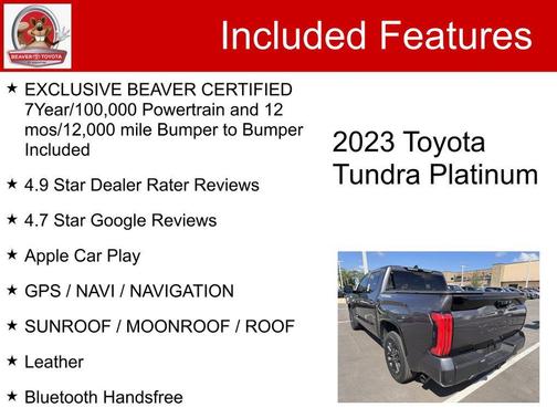 2023 Toyota Tundra Platinum