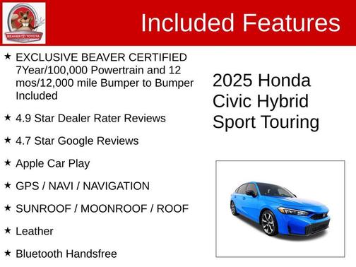 2025 Honda Civic Hybrid Sport Touring
