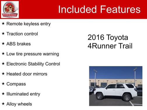2016 Toyota 4Runner Trail
