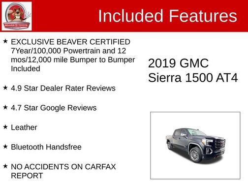 2019 GMC Sierra 1500 AT4