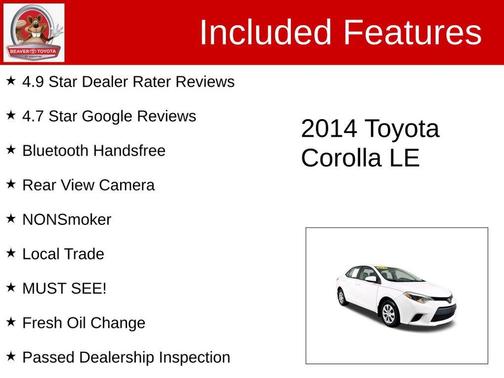 2014 Toyota Corolla LE