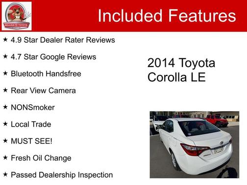 2014 Toyota Corolla LE
