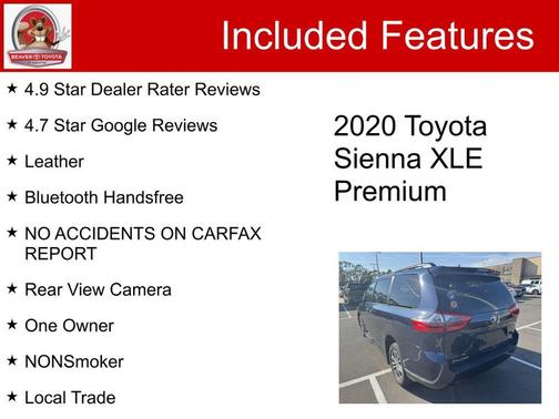 2020 Toyota Sienna XLE Premium