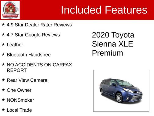 2020 Toyota Sienna XLE Premium