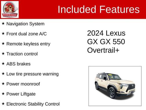 2024 Lexus GX 550 Overtrail+