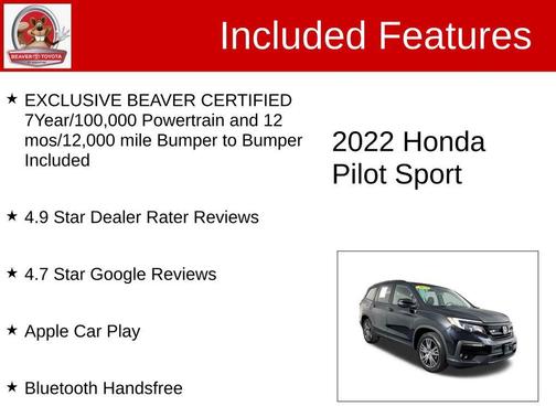 2022 Honda Pilot AWD Sport