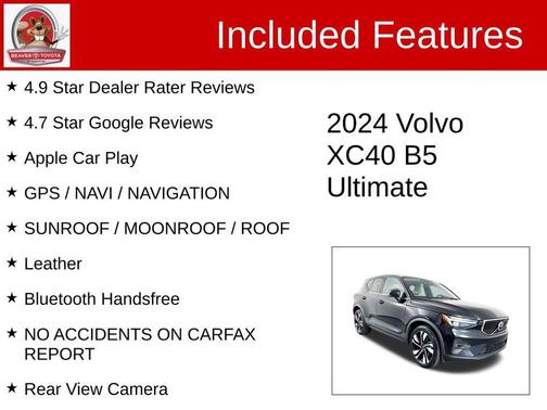 2024 Volvo XC40 B5 Ultimate Bright Theme