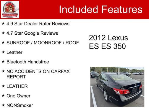 2012 Lexus ES 350 Base