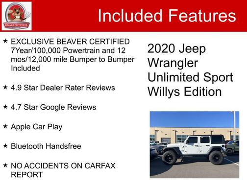 2020 Jeep Wrangler Unlimited Willys 4X4