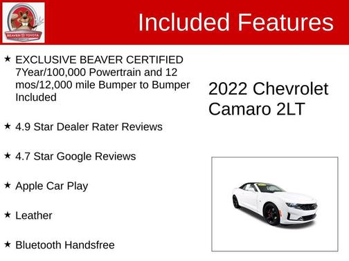 2022 Chevrolet Camaro 2LT