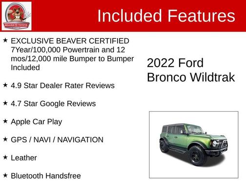 2022 Ford Bronco Wildtrak
