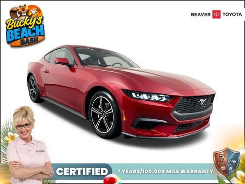Rapid Red Metallic Tinted Clearcoat 2024 Ford Mustang EcoBoost Premium