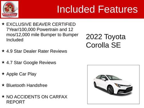 2022 Toyota Corolla SE