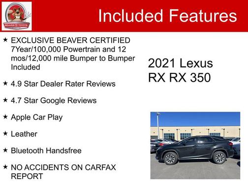2021 Lexus RX 350 Base