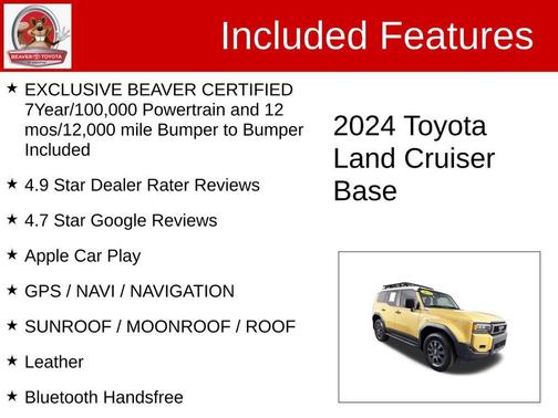 Underground 2024 Toyota Land Cruiser Base