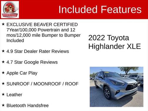 2022 Toyota Highlander XLE