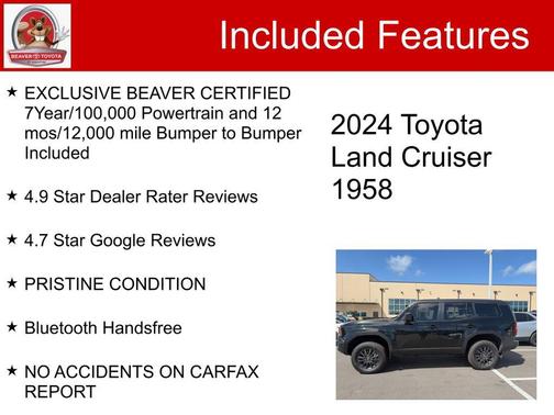 2024 Toyota Land Cruiser 1958