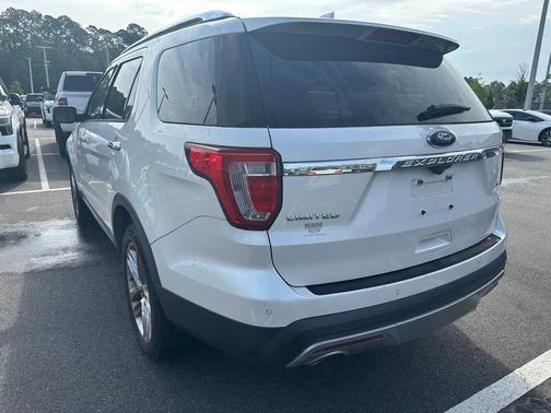 White Platinum Metallic Tri-Coat 2016 Ford Explorer Limited