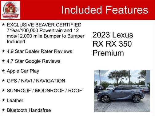 2023 Lexus RX 350 Base