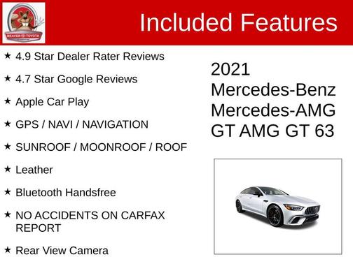 2021 Mercedes-Benz AMG GT 63 4-Door