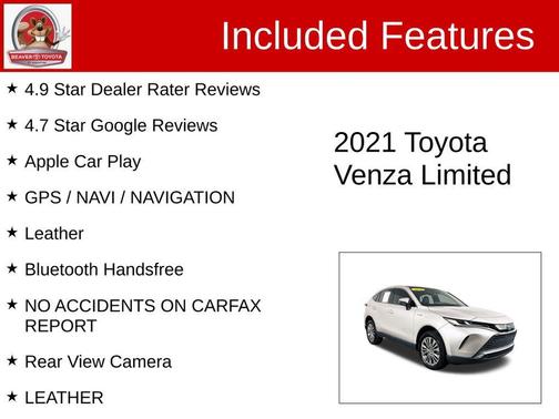 2021 Toyota Venza Limited