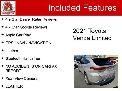 2021 Toyota Venza Limited