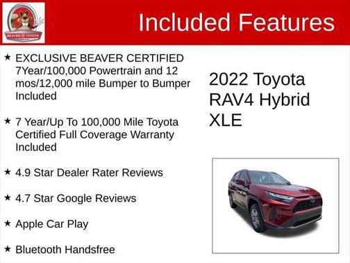 2022 Toyota RAV4 Hybrid XLE