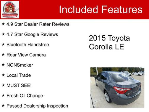 2015 Toyota Corolla LE