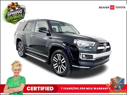 Midnight Black Metallic 2023 Toyota 4Runner Limited