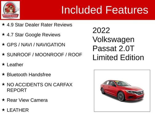 2022 Volkswagen Passat 2.0T Limited Edition