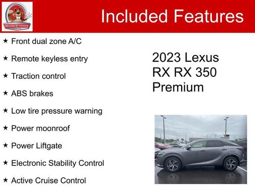 2023 Lexus RX 350 Premium