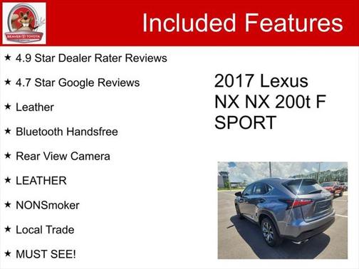 2017 Lexus NX 200t F Sport